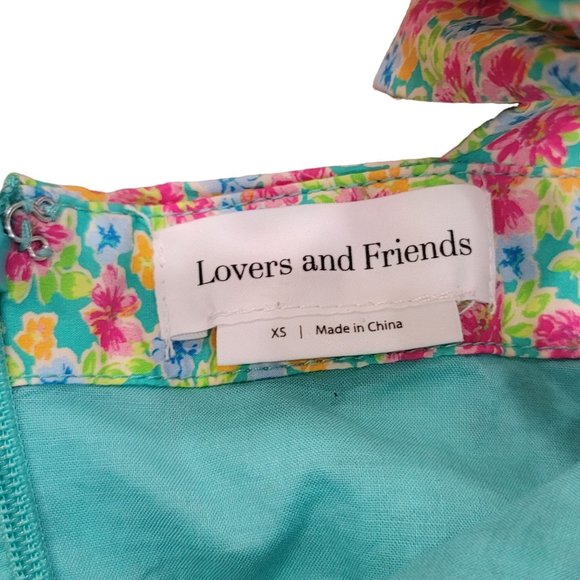 Lovers and Friends Kian Mini Dress millie bubble floral sundress dress size xs - Picture 7 of 9